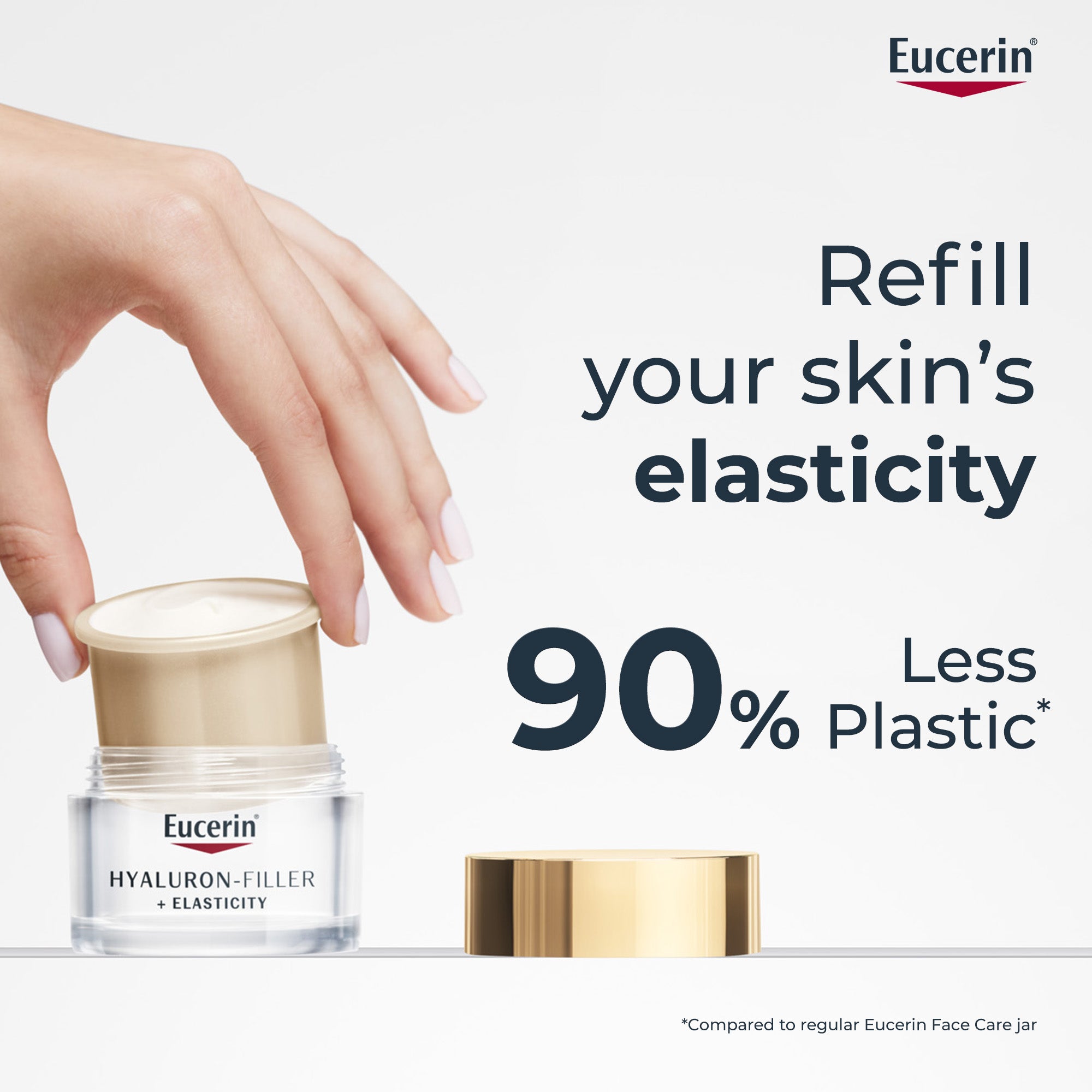 Eucerin Hyaluron-Filler + Elasticity Creme de Dia FPS 30 Recarga 50 ml