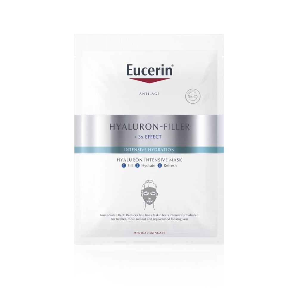 Eucerin Hyaluron-Filler 3x Effect Máscara de Hidratação Intensiva