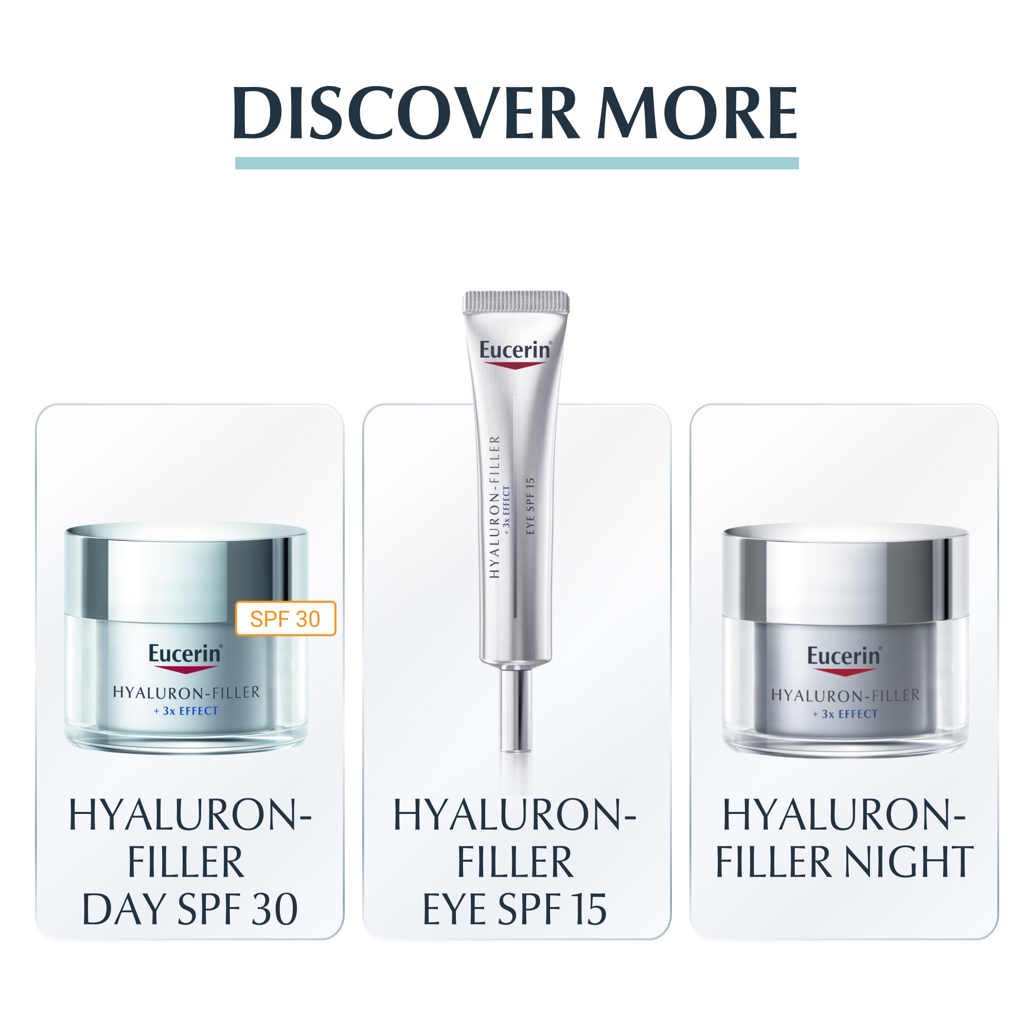 Eucerin Hyaluron-Filler 3x Effect Máscara de Hidratação Intensiva