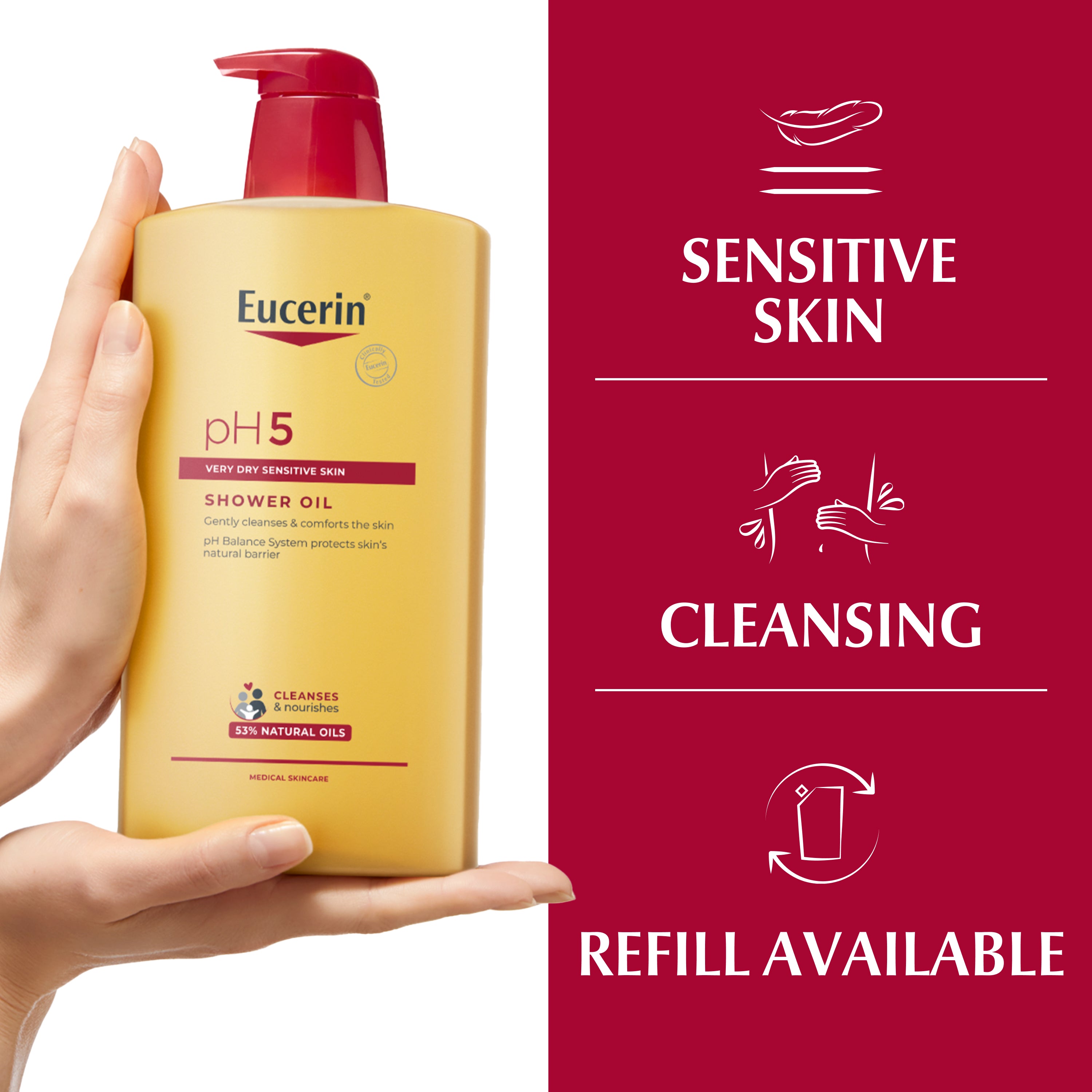 Eucerin pH5 Óleo de Duche 1L