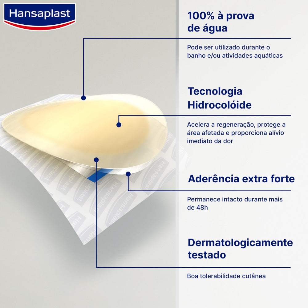 Hansaplast Cuidado dos Pés Pensos Para Bolhas 5 Unidades