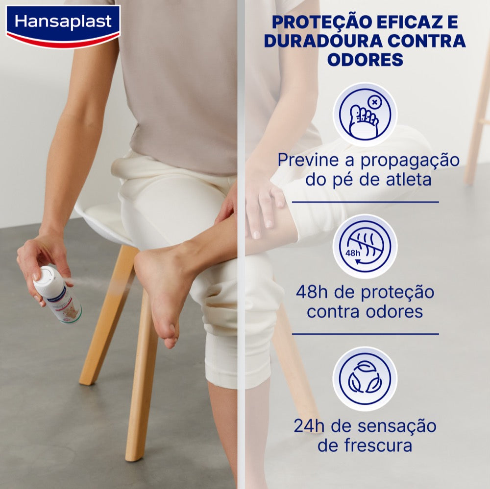 Hansaplast Desodorizante Para Pés 2 em 1 150 ml
