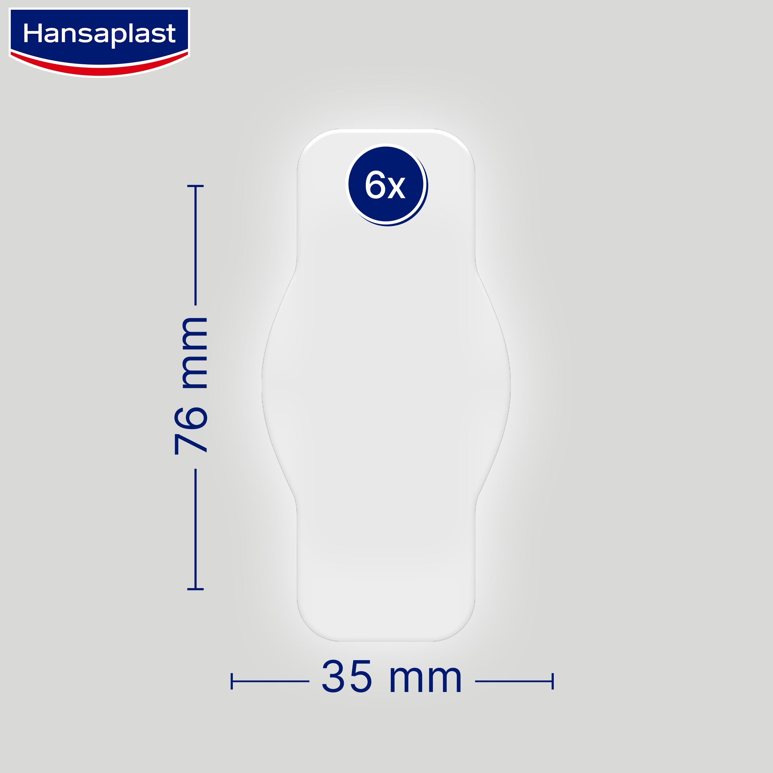 Hansaplast Second Skin Protection 6 Unidades
