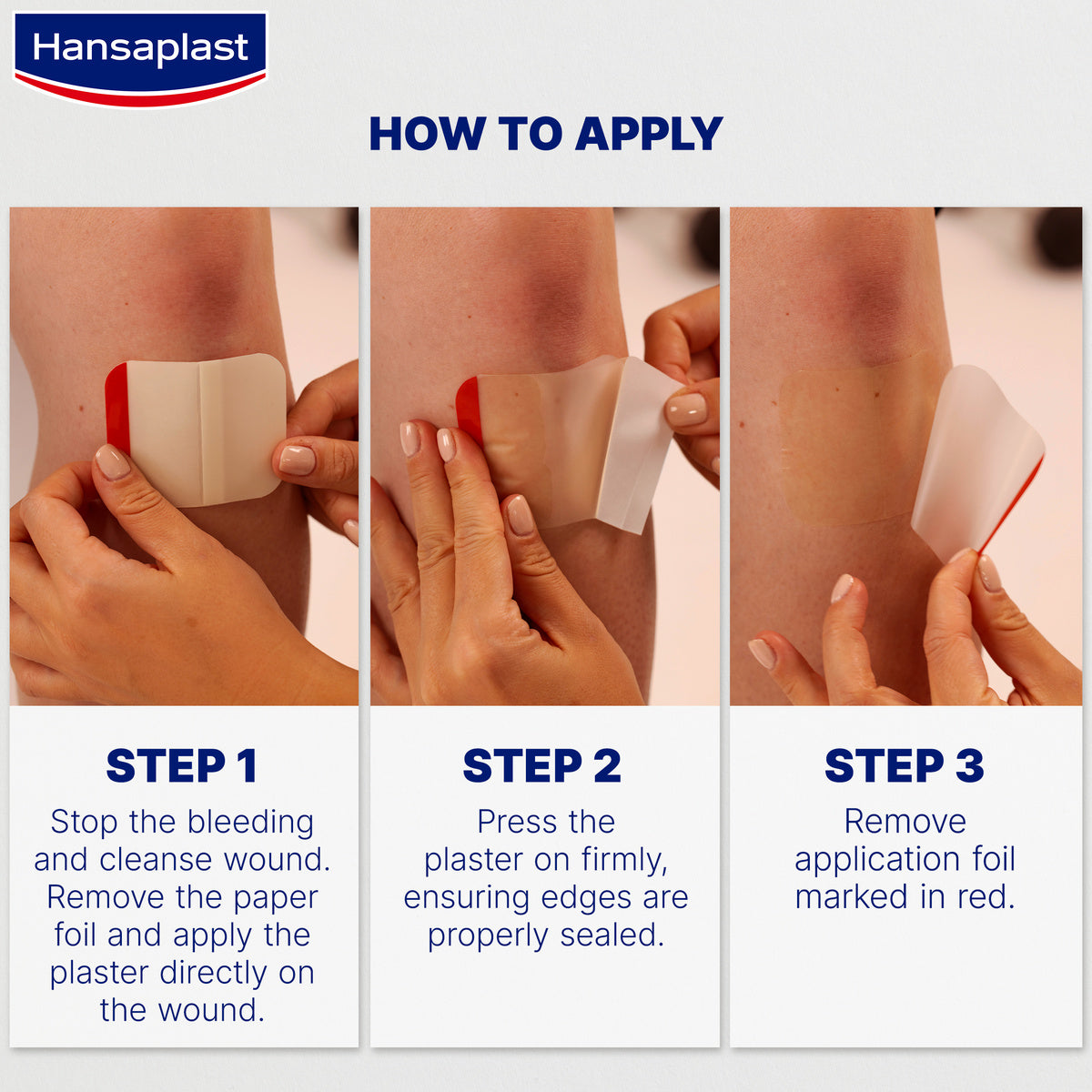 Hansaplast Second Skin Protection XL 3 Unidades