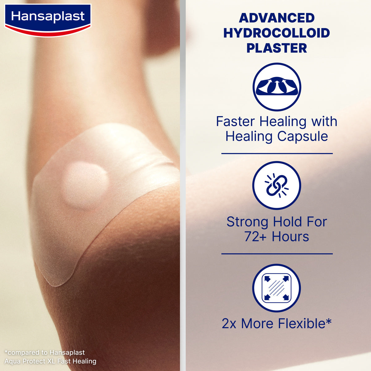 Hansaplast Second Skin Protection XL 3 Unidades