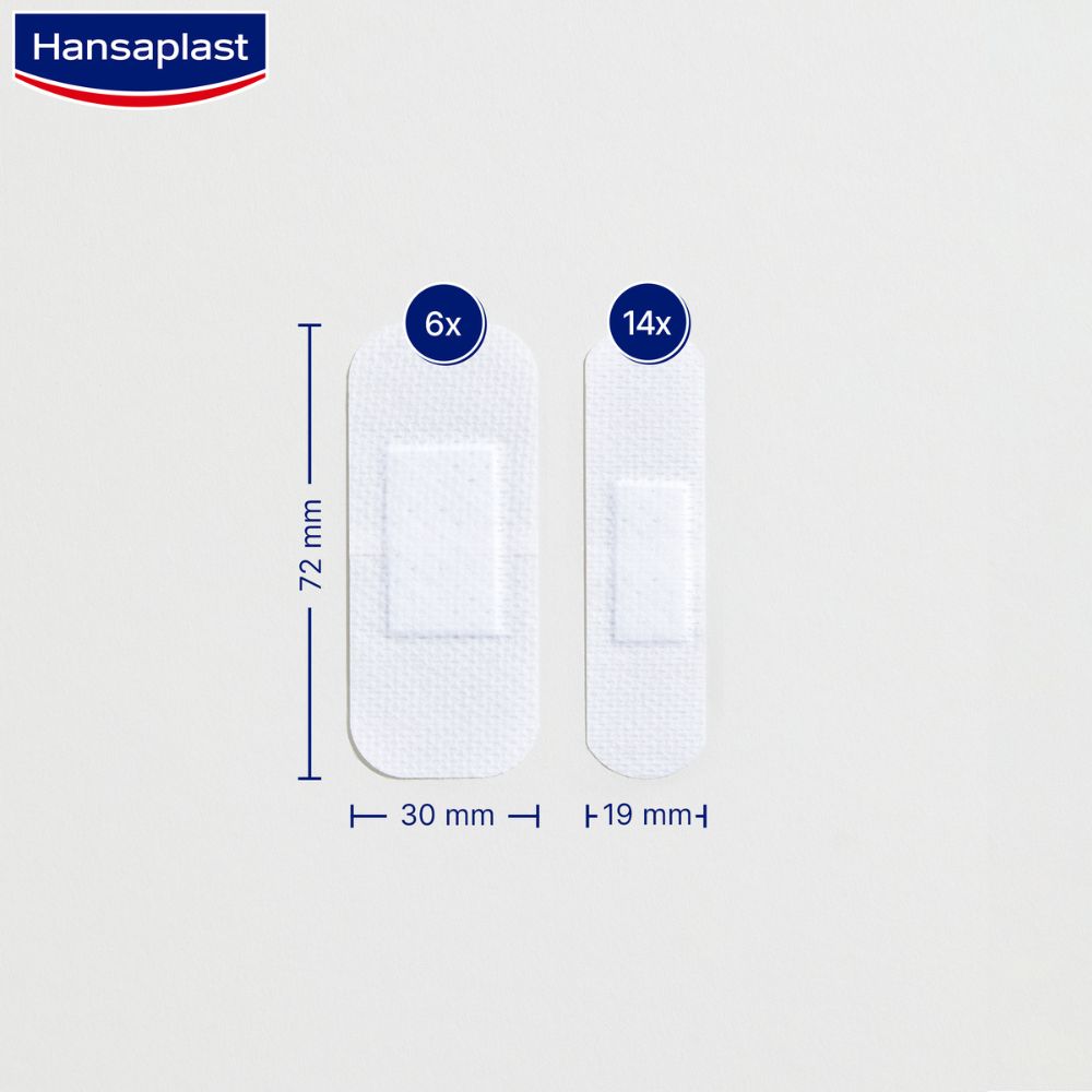 Hansaplast Sensitive Pensos Hipoalergénicos 20 unidades