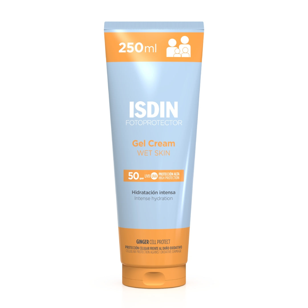 Isdin Fotoprotector Gel Creme SPF 50 250 ml - Protetor Solar Hidratação Intensa