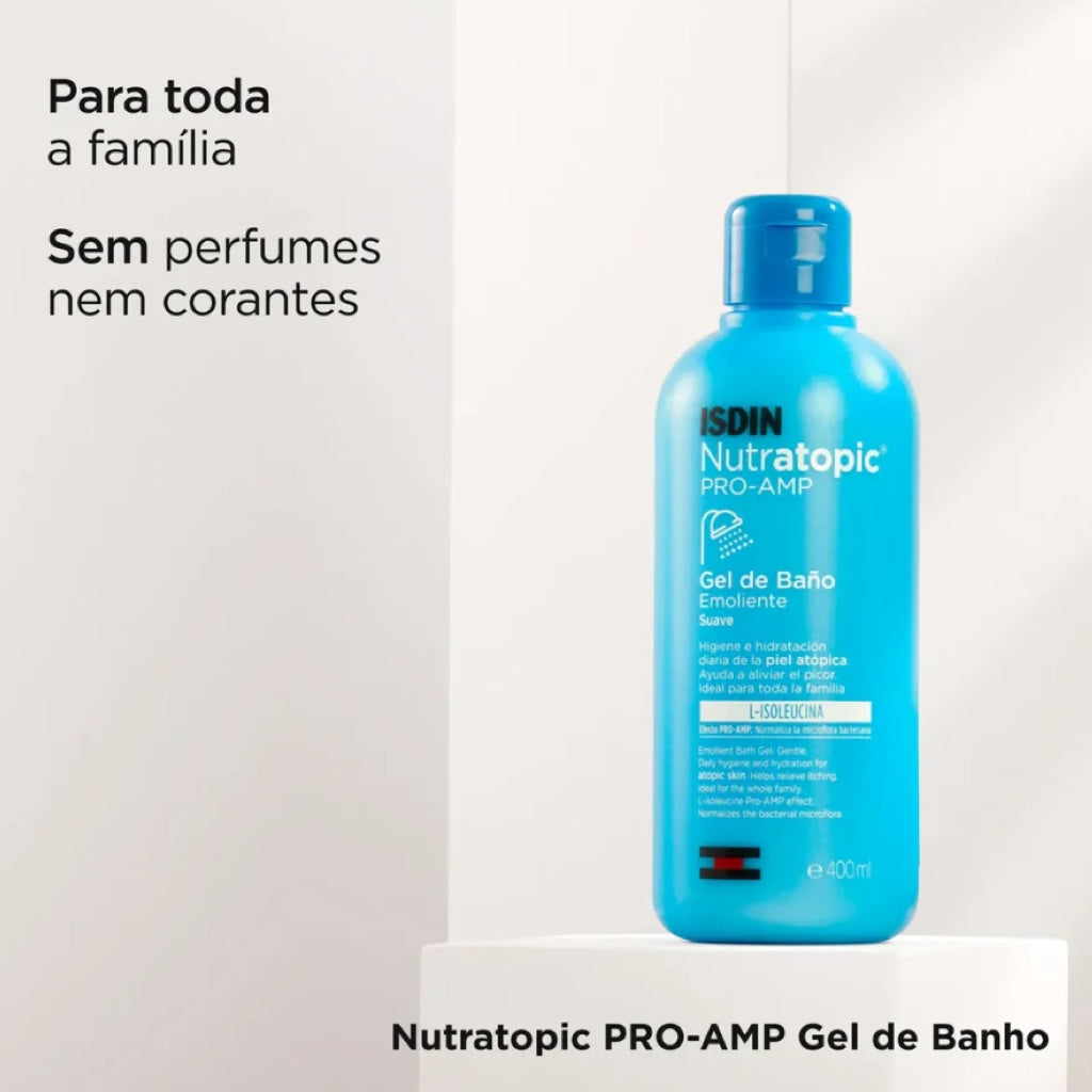 Isdin Nutratopic Pro-AMP Gel de Banho Emoliente 400 ml