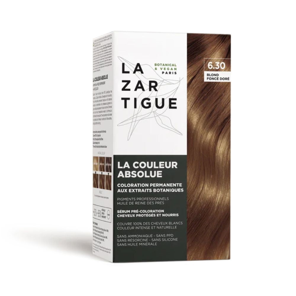 Lazartigue La Couleur Absolue 6.30 Coloração Permanente – Louro Escuro Dourado