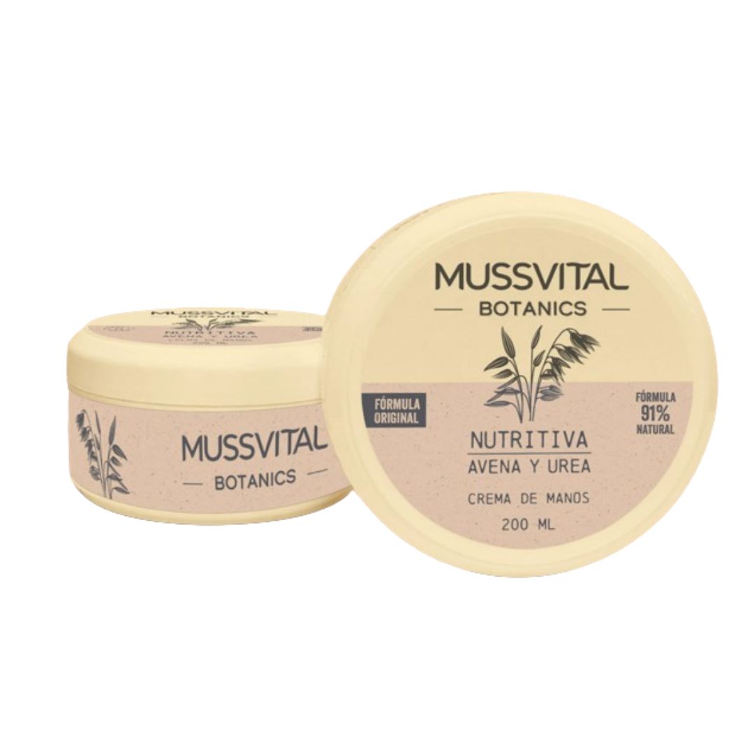 Mussvital Botanics Creme de Mãos com Aveia e Ureia 200ml