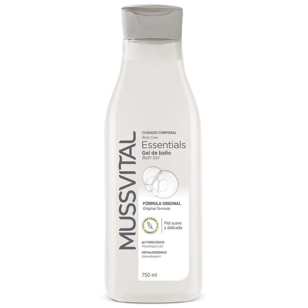 Mussvital Essentials Gel de Banho Original 750ml