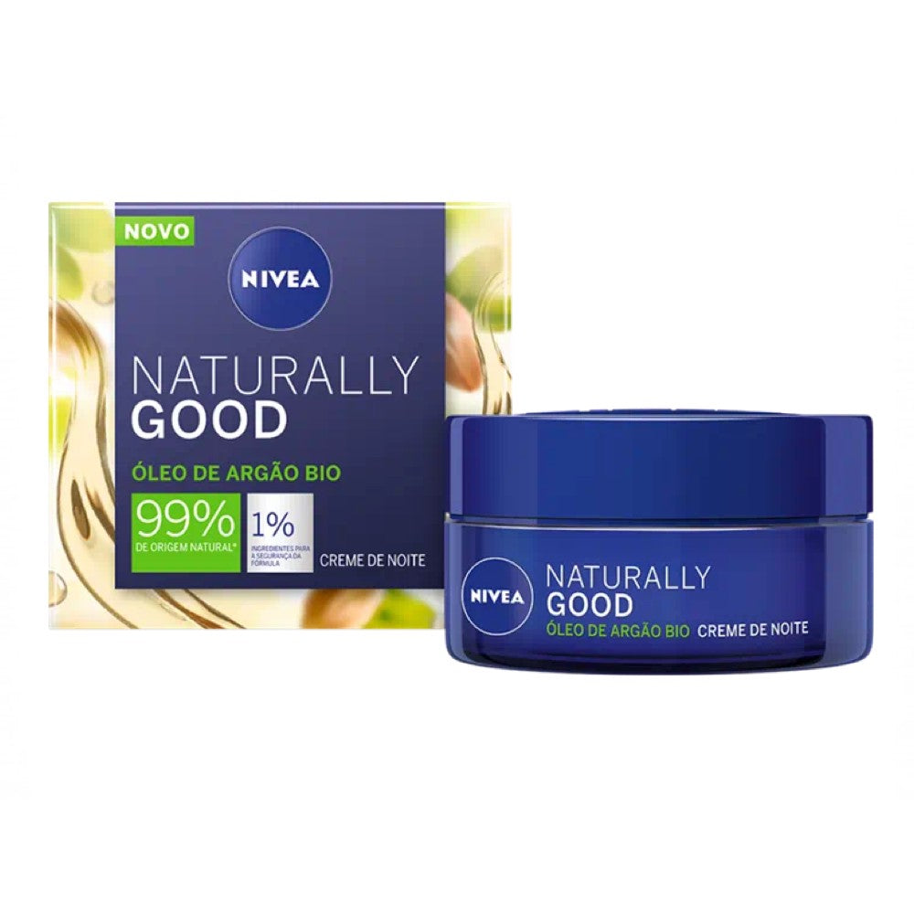 Nivea Creme de Noite Naturally Good Óleo de Argão Bio 50 ml