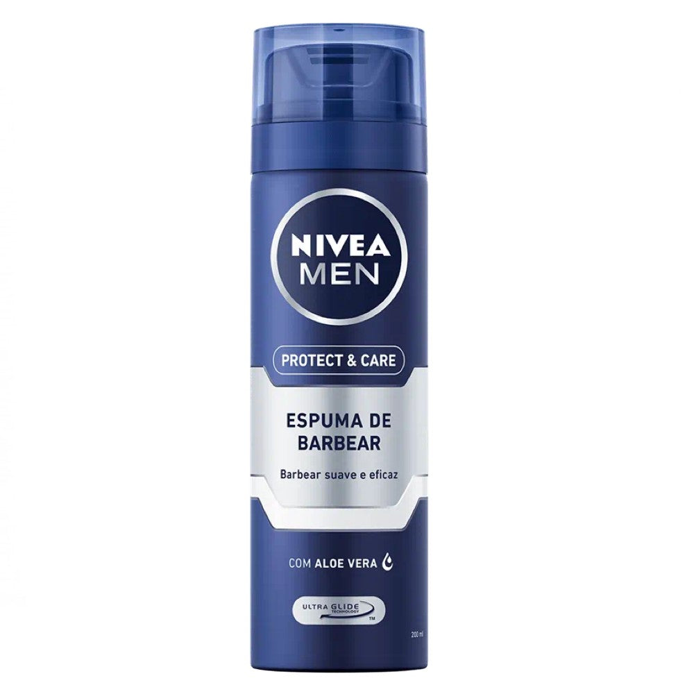 Nivea Men Espuma de Barbear Protect & Go 200 ml