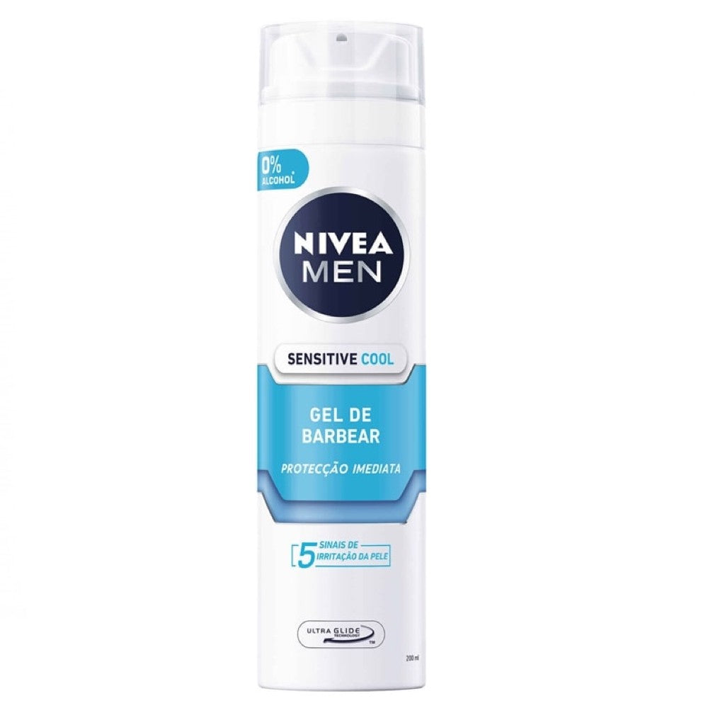 Nivea Men Gel de Barbear Sensitive Cool 200 ml
