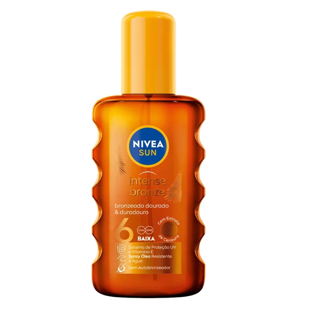 Nivea Sun Spray Óleo Cenoura FP6 200 ml